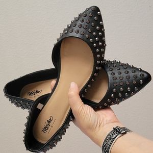 Mossimo Studded Black Flats